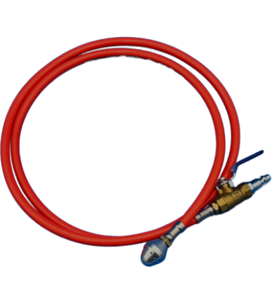 Duct Cleaning Hose With Forward Air Ball And Ball Valve