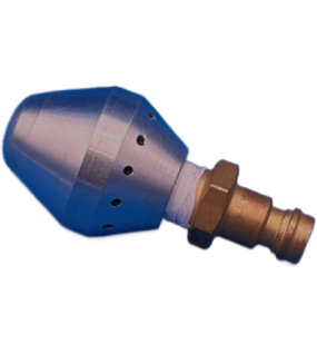 Duct Cleaning Reverse Air Ball With 1/8 Male Plug